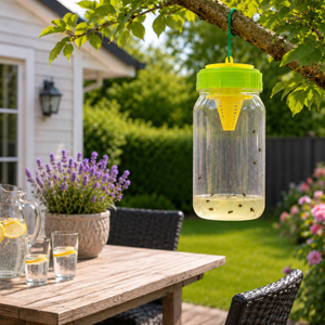 Ashley Ready Baited Fly Trap Outdoor Fly Catcher