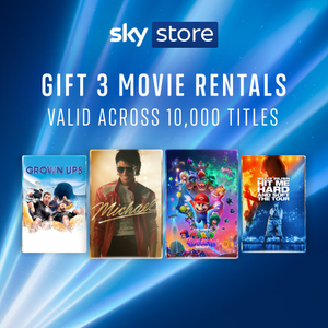 Three Movie Rentals from Sky Store