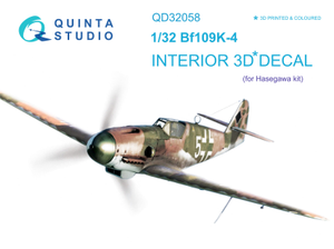 Quinta Studio QD32058 1:32 Bf-109K-4 3D Interior Decal