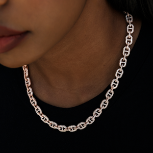 Micro Valentina Chain in Rose Gold