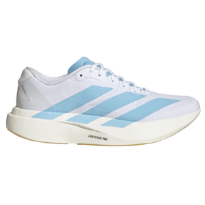 Adidas Womens Adizero Evo SL Woven - Footwear White/Clear Blue/Matte Gold - Neutral - SS26