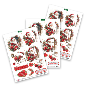 Die Cut Decoupage – Santa's Winter Welcome (pack of 3)
