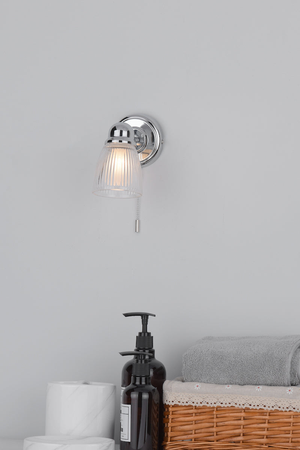 Dar Cedric Bathroom Spotlight Chrome IP44