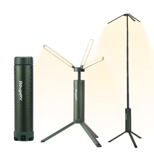 BougeRV New T1 Portable Telescopic Camping Light (Green)