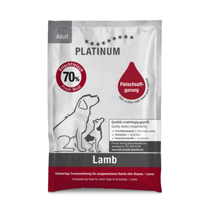 PLATINUM Adult Dog Food, Lamb SAMPLE PACK