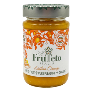 Organic Sicilian Orange & Ginger 100% Fruit Spread (Fruteto Italia) 215g