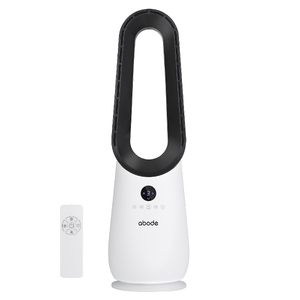 Abode ABLDL2001 Bladeless Cooling Fan 4 Speed Settings & Touch Control White