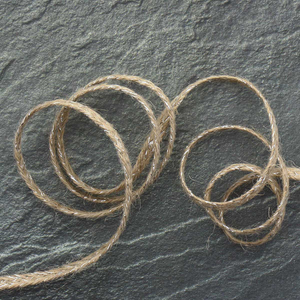 Tresse plate jute lurex 5 mm - Argent