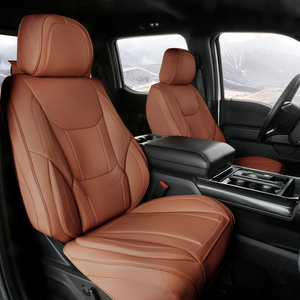 RAM 1500 Seat Covers - Custom-Fit, Comfort Leather, Easy Install - Crew Cab / Bucket Seats