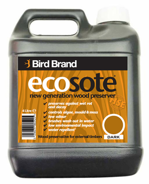 Bird Brand Ecosote Dark Wood Preserver 4L