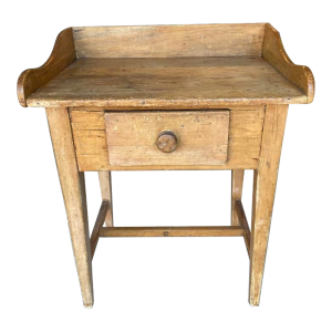 Early 20th Century Antique Pine Side Table