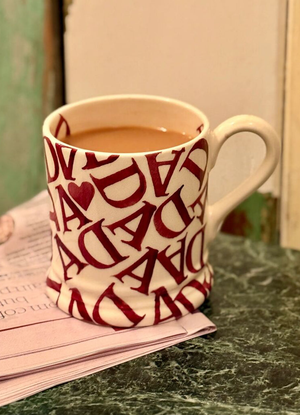 Seconds DAD Hellebore 1/2 Pint Mug