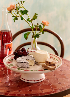 Seconds Pink Carnation Large Cake Stand