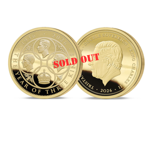 The 2026 Year of Three Kings Gold Double Sovereign