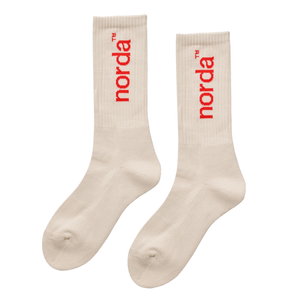 Norda Retro Socks - Cream- SS26