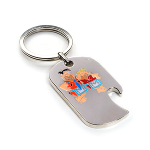 Masonic Flintstones Silver Key Chain