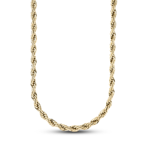 Rope Necklace in Yellow Gold Vermeil - 6mm
