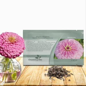 Zinnia Seed - Zinnia Elegans Luminosa Flower Seeds