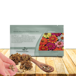 Zinnia Flower Seed Mix For Containers & Gardens