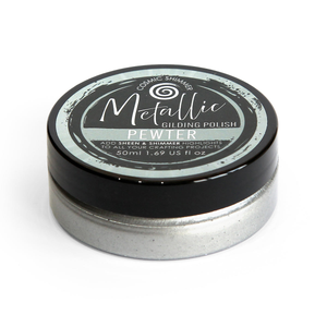 Cosmic Shimmer Metallic Gilding Polish Pewter 50ml