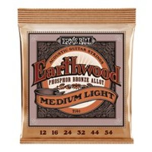 Ernie Ball 2146 Earthwood Phosphor Bronze Medium Light 12-54