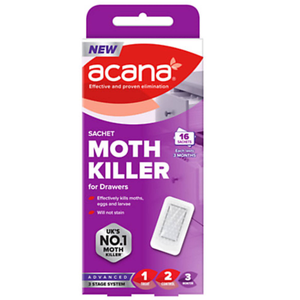 Acana Sachet Moth Killer & Freshener Lavender Sachets I 16 Pack