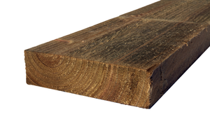 22 x 100mm x 4.8m SAWN BROWN TREATED HOMEGROWN TIMBER UNSEASONED FSC