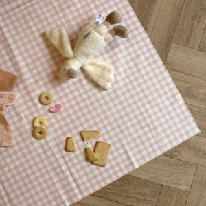 Mabel & Fox - Splash Mat - Blush Gingham