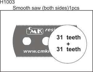CMK/Czech Master Kits CMKH1003 Smooth razor saw