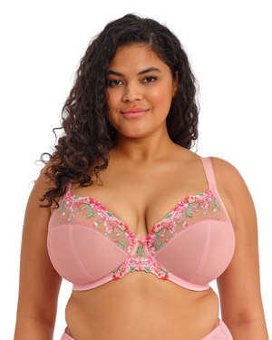 Elomi Aerith Underwired Plunge Bra - Rose