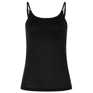Damen Cosy Trägerhemd (Schwarz)