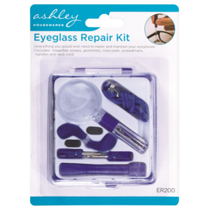 Ashley Eyeglass Repair Kit with Magnifier & Accessories