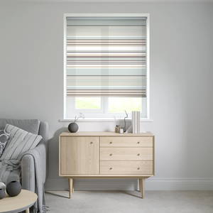 No Drill Glistening Sky Roller Blinds: 1960mm x 900mm Recess