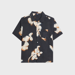 Botanical Print Cuban Shirt