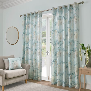 DREAMS AND DRAPES WISTERIA DUCK EGG 90x72 Curtain