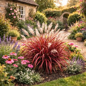 Miscanthus Lady in Red | 1 Litre Garden Ready Plant