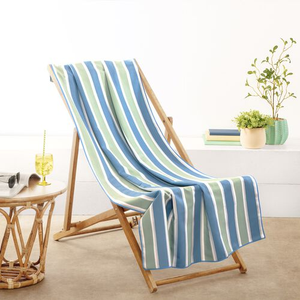 Printed Stripe Microfibre Beach Towel