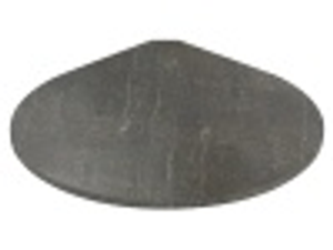 Acantha Teardrop Hearth in Lava Stone