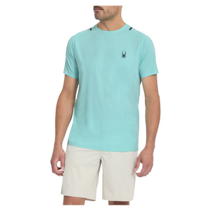 Herren Pinnacle Kurzärmeliges T-Shirt (Blau)