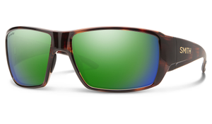 Smith Guides Choice Sunglasses - Tortoise, Smith ChromaPop Glass Polarised Green Mirror