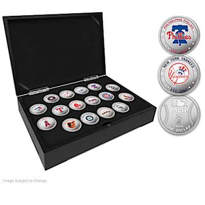 Major League Baseball Legal Tender Proof Coin Collection