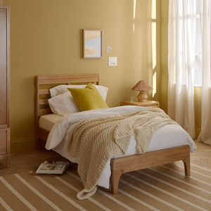 Durham Natural Oak Single Bed