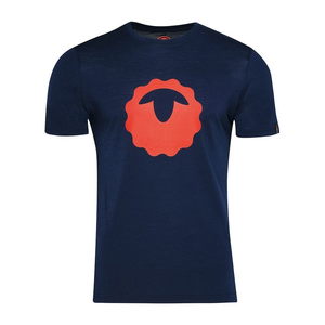Herren Merino 150 T-Shirt (Navy/Orange)