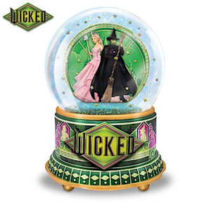 WICKED Musical Glitter Globe