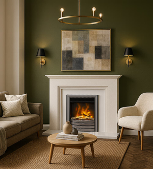 Axon Fireplaces Kelse Micro Marble Fireplace