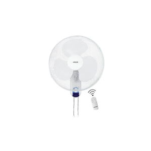 Airmaster WL16RT 16" 60W 3 Speed Pull Cord Wall Fan with Remote Control 