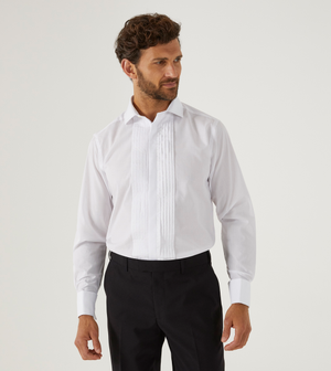 Easy Care Formal Tailored Dress Shirt White
