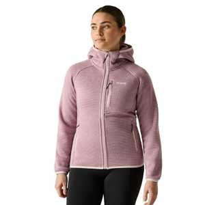 Regatta Womens Newhill Hooded Full Zip Fleece - 20 / Powder Lilac