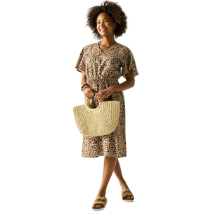 Regatta Womens Elona Dress - 8 / Abstract Leopard Spot