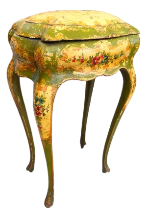 19th Century Venetian-Style Table With Hinged Top